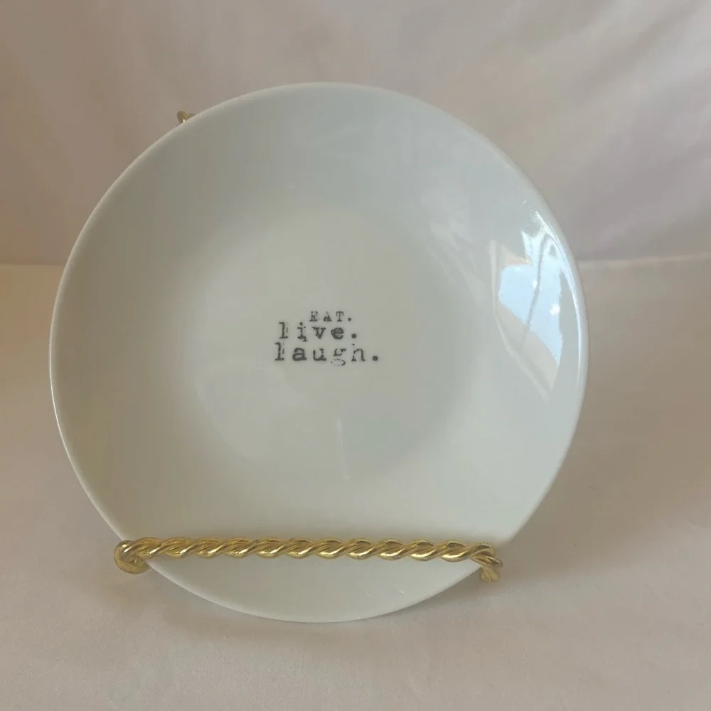 (3) Pottery Barn cocktail plates